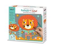 Créa Lign - Tableaux Faciles - Portraits en Relief - Animaux de la Savane - Dès 3 Ans - CL145