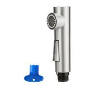 CREA Robinet Cuisine de Rechange Douchette Tête de Robinet Amovible Universelle En Acier pro Tête 2 Types de Jet Douchette, Nickel brossé