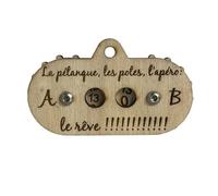 Créa-TH Compteur de Points de pétanque en Bois Personnalisable