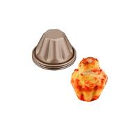 Tefal Lot de 3 moules à brioches, Revêtement antiadhésif, Démoulage facile, Amovibles et empilables, Rangement facile, Moule à pâtisserie, Creabake J3089304