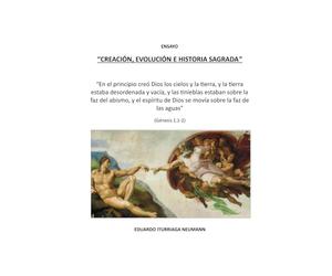 Creación Evolución e Historia Sagrada