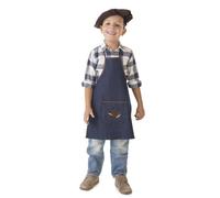 Creaciones Llopis Castañero - Jeans de déguisement pour enfant - Taille 1 (2-4 ans) - Tablier et béret - Polyester - Multilingue