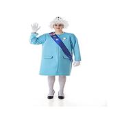Creaciones Llopis Déguisement de reine Elizabeth II pour homme Taille L