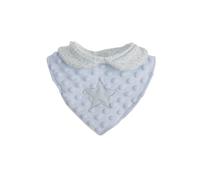 Creaciones Llopis Hello-Kitty Llopis - Bavoir Sweet Estrellitas Bleu 20 cm, multicolore (25453)