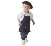Creaciones Llopis - Jeans Petit Bûcheron pour Enfant - Taille 1 à 2 Ans - Déguisement en Polyester avec Tablier et Béret
