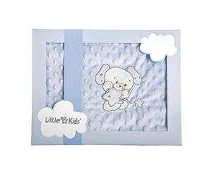 Creaciones Llopis- Manta Couverture, Caricature, 25481, Bleu