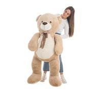 Creaciones Llopis Ours en peluche géant 140 cm. Animaux en peluche, chien en peluche géant (140 cm, ours marron)