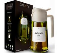 CREADY Huile de cuisine et spray 470 ml 2 en 1 | Spray d'huile pour friteuse à air comprimé