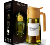 Cready Spray huile cuisine 470 ml | Pulvérisateur Huile d'Olive | Vaporisateur Cuisine 2-en-1