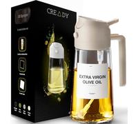 CREADY Spray huile cuisine 470 ml | vaporisateur huile spray 2-en-1 | Spray Huile Cuisine Air Fryer | Spray Huile d'olive | Pulvérisateur Huile Cuisine | Vaporisateur Huile Cuisine | Oil Spray