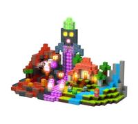 CREAFOMIFE Lot de 200 blocs de construction magnétiques de 2 cm pour enfants, jouets Montessori et jeux de puzzle pour enfants à partir de 3 ans et cadeaux d'anniversaire