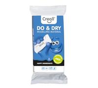 Creall Do & Dry Pâte à Modeler Durcissant à l'Air, Blanc, 1 x 500g | Argile sans Cuisson | Prête à l'Emploi & Souple | Idéal pour École, Enfants, DIY & Loisirs Créatifs