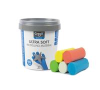 Creall - Mini Silky soft boetseerklei emmer (felle kleuren, 5 stuks, 300 gram)
