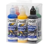 Creall Window Color set de peinture pour fenêtres 6x 80 ml