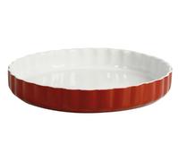 Crealys 512735 Moule à Tarte en Céramique Framboise 28 cm
