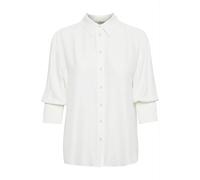 Cream - Chemise Féminine avec Poignets Smock - Femme - Blouses et Chemises - Blanc - Taille: 40 FR