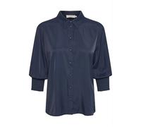 Cream - Chemise Féminine avec Poignets Smock - Femme - Blouses et Chemises - Bleu - Taille: 38 FR