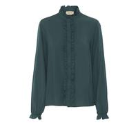 Cream - Chemisier à Volants avec Manches Bouffantes Sea Moss - Femme - Blouses et Chemises - Vert - Taille: 36 FR