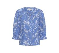 Cream Chemisier 'CRTiah' bleu denim / blanc, Taille S