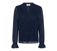 Cream - Chemisier en Dentelle Bleu Marine - Femme - Blouses et Chemises - Bleu - Taille: 40 FR