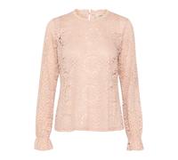 Cream - Chemisier en Dentelle Lilas Brûlé Élégant - Femme - Blouses et Chemises - Rose - Taille: 48 FR