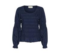 Cream Chemisier 'Henva' marine, Taille XL