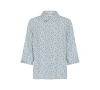 Cream Chemisier 'Tiah' azur / bleu foncé / jaune clair, Taille M