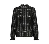 Cream - Chemisier en dentelle avec manches bouffantes - Femme - Blouses et Chemises - Noir - Taille: 40 FR