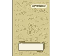 Cream colored math notebook: Simple and Elegant Math Notebook for Students and Daily Practice ,6” x 9” size, 124 lined pages