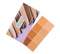 Cream Concealer Palette, Waterproof Balm Aid, 8 Color Coverage Kit with Safety, Face Makeup Cosmetic Tool with Comfort, Modern Beauty Design Style, Accessory for All Skin Beauty Girls Women 11g