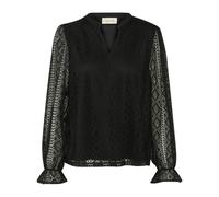 Cream - Élégante Blouse en Dentelle Pitch Black - Femme - Blouses et Chemises - Noir - Taille: 40 FR