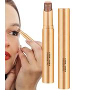 Cream Eyeshadow - Ice Silver Eye Shadow Stick | Pencil - Shimmer Cream Formula Smudge, Smudge-Proof Neutral Pink & Dark Brown Eyeshadow Crayon Makeup Set, Flattering Shades For All Eye Shapes