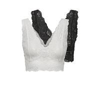 Cream Femme Glazecr Top 2 Pack Undershirt, Black-white, L EU