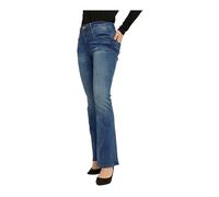Cream - Jean Bootcut avec Coupe Ajustée et Stretch - Femme - Jeans - Bleu - Taille: W29 L34