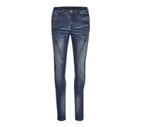 cream jeans femme de couleur bleu W26