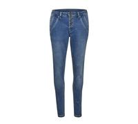 Cream - Jean Denim Bleu Riche - Coupe Slim - Femme - Jeans - Bleu - Taille: W26