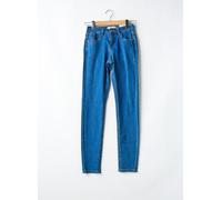 cream jeans femme de couleur bleu W25 L32