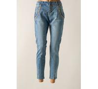 Cream - Jean en Denim Bleu Clair Brodé - Femme - Jeans - Bleu - Taille: W31