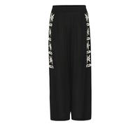Cream Pantalon 'Allie' noir / blanc, Taille 34