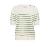 Cream Pull-over 'CRVillea' olive / blanc, Taille XL