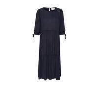 Cream - Robe Bleu Marine avec Détails à Volants - Femme - Robes - Bleu - Taille: 38 FR