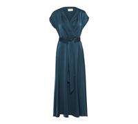 Cream - Robe Bleu Pétrole avec Col en V - Femme - Robes - Bleu - Taille: 36 FR