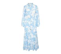 Cream - Robe Bleue Paisley avec Manches Bouffantes - Femme - Robes - Multicolore - Taille: 42 FR