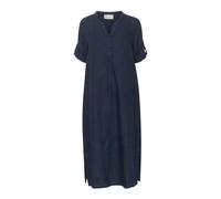 Cream - Robe Caftan Bleue avec Col en V - Femme - Robes - Bleu - Taille: 36 FR