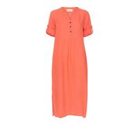 Cream - Robe Caftan Corail avec Manches 3/4 - Femme - Robes - Orange - Taille: 36/38 FR