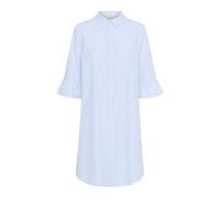 Cream, Femme, Robes, Bleu, Taille: 46 FR Robe Chemise à Rayures Bleues