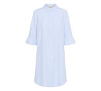 Cream, Femme, Robes, Bleu, Taille: 42 FR Robe Chemise à Rayures Bleues