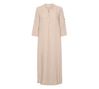 Cream - Robe Caftan Simple en Sable Croquant - Femme - Robes - Beige - Taille: 42/44 FR