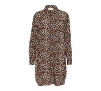 Cream Robe-chemise 'CR Tiah' beige / marron / noir, Taille 42