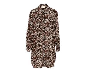 Cream Robe-chemise 'CR Tiah' beige / marron / noir, Taille 42